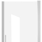 72" X 24" Aluminum And Tempered Glass Shower Door