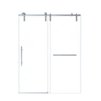 76" X 50" Tempered Glass Shower Door