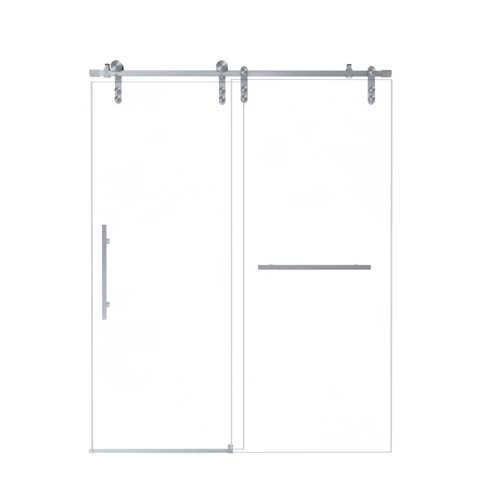 76" X 50" Tempered Glass Shower Door