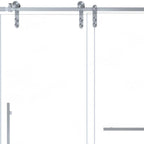 66" X 60" Tempered Glass Shower Door