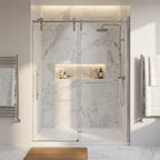 Set Of Two Tempered Glass Shower Doors