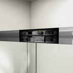 Set Of Two Tempered Glass Shower Doors