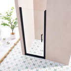 75" X 32" Aluminum And Tempered Glass Shower Door
