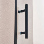 75" X 32" Aluminum And Tempered Glass Shower Door