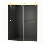 Set Of Two Tempered Glass Shower Doors