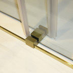 Set Of Two Tempered Glass Shower Doors