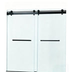 Set Of Two Tempered Glass Shower Doors