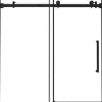 60" X 60" Tempered Glass Tub Door