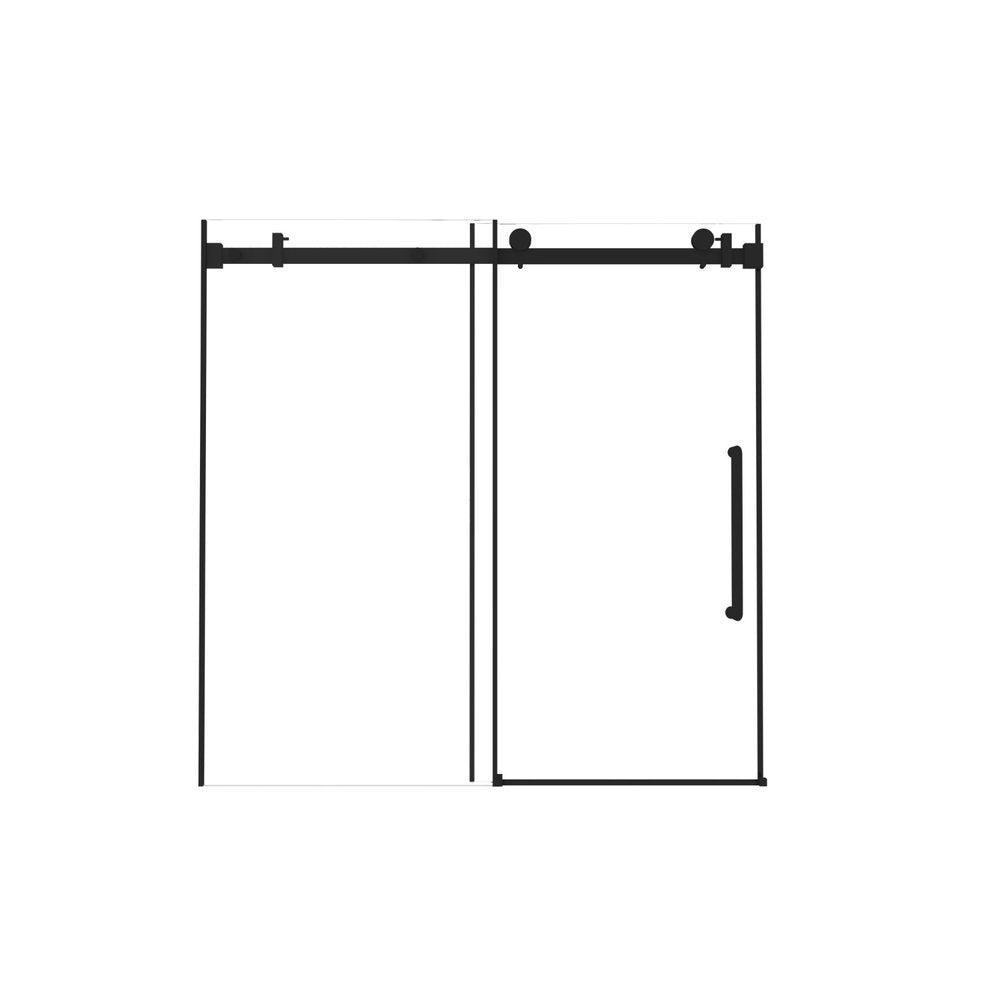 60" X 60" Tempered Glass Tub Door