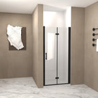 72" X 36" Aluminum And Tempered Glass Shower Door