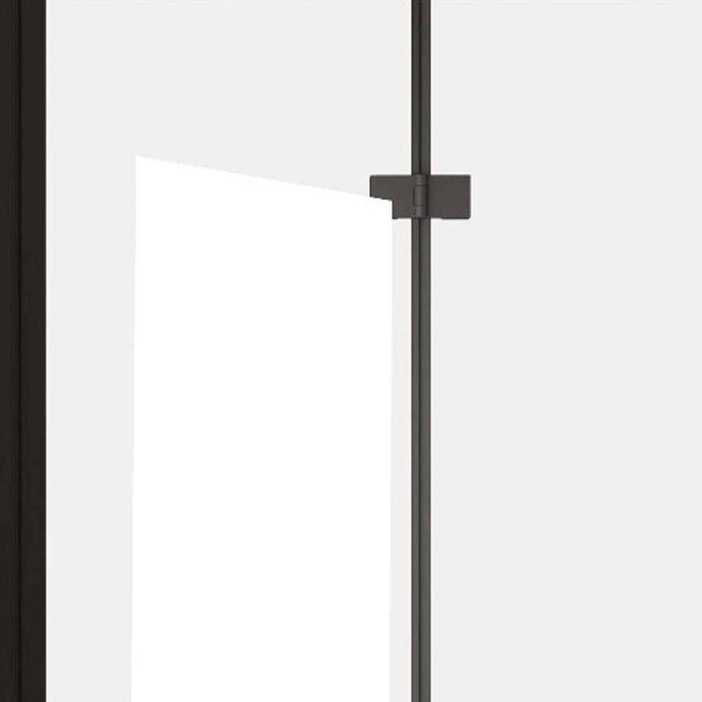 72" X 36" Aluminum And Tempered Glass Shower Door