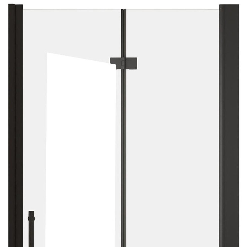 72" X 36" Aluminum And Tempered Glass Shower Door
