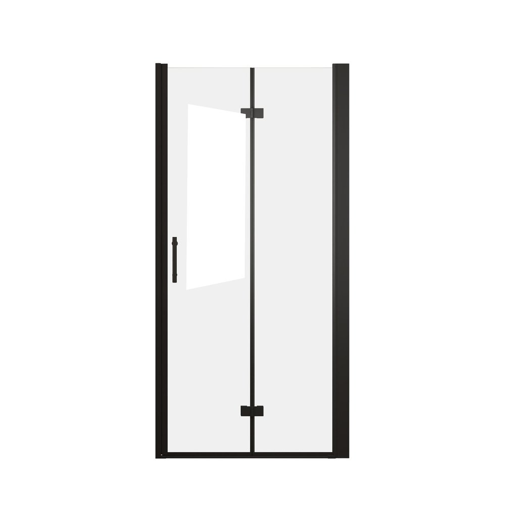 72" X 36" Aluminum And Tempered Glass Shower Door