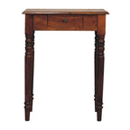 24" Brown Solid Wood Writing Desk