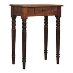24" Brown Solid Wood Writing Desk