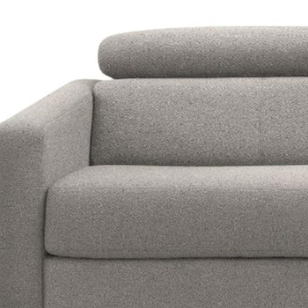 81" Light Gray Fabric Sleeper Sofa