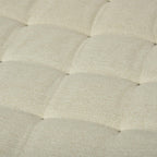 77" Beige Upholstered Convertible Futon Sleeper Sofa