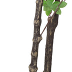 71" Green Artificial In Cylindrical Black Pot