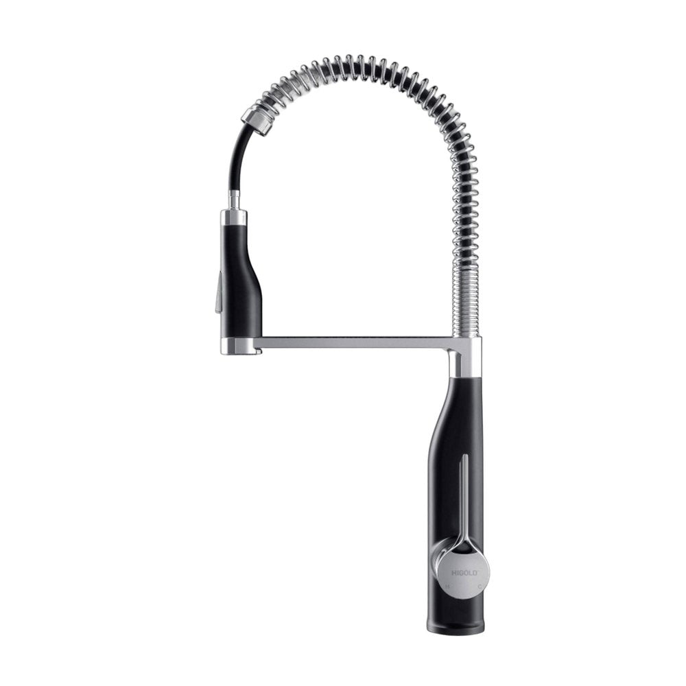 4" Black Stainless Steel Pull-Down Faucet