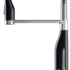4" Black Stainless Steel Pull-Down Faucet