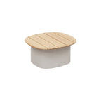 Six Piece Beige Metal Outdoor Patio Set With Table