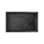 9" X 30" Black Stainless Steel Undermount Kitchen Sink