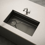9" X 30" Black Stainless Steel Undermount Kitchen Sink