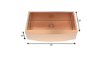10" X 33" Gold Stainless Steel Undermount Kitchen Sink