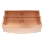 10" X 33" Gold Stainless Steel Undermount Kitchen Sink