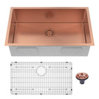 10" X 30" Gold Stainless Steel Undermount Kitchen Sink