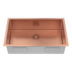 10" X 30" Gold Stainless Steel Undermount Kitchen Sink