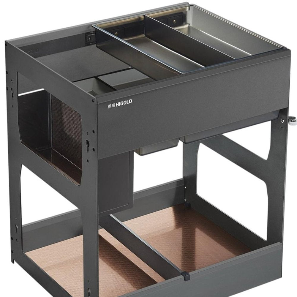 21" Black Stainless Steel Kitchen Cabinet Insert