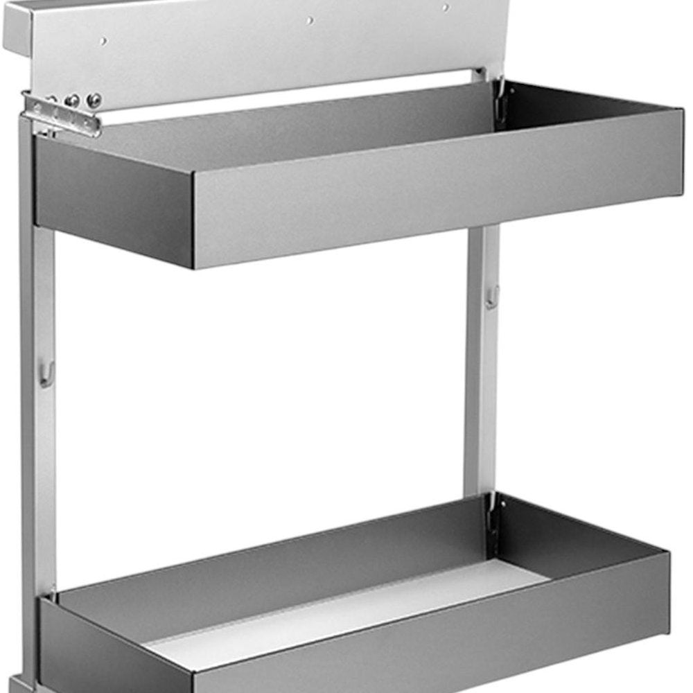 23" Silver Stainless Steel Kitchen Cabinet Insert