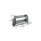 35" Black Stainless Steel Kitchen Cabinet Insert
