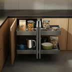 27" Black Stainless Steel Kitchen Cabinet Insert