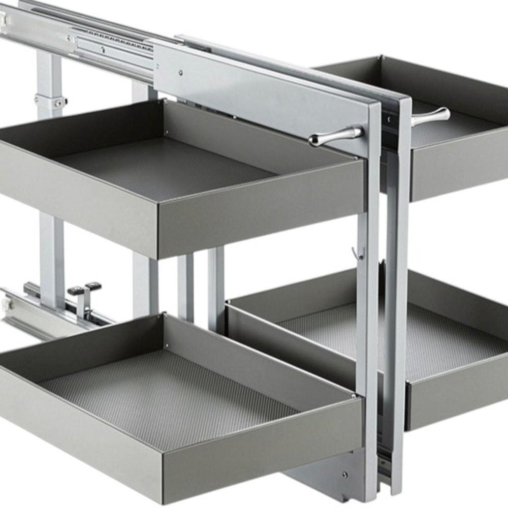 27" Black Stainless Steel Kitchen Cabinet Insert