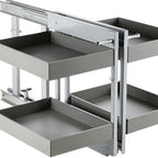 27" Black Stainless Steel Kitchen Cabinet Insert