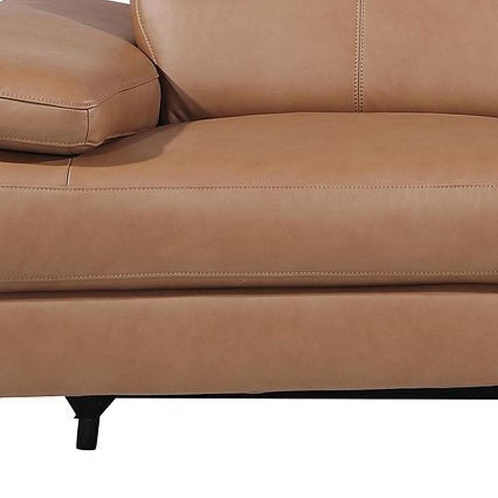 104" Dark Gray Italian Leather Reclining USB Sofa