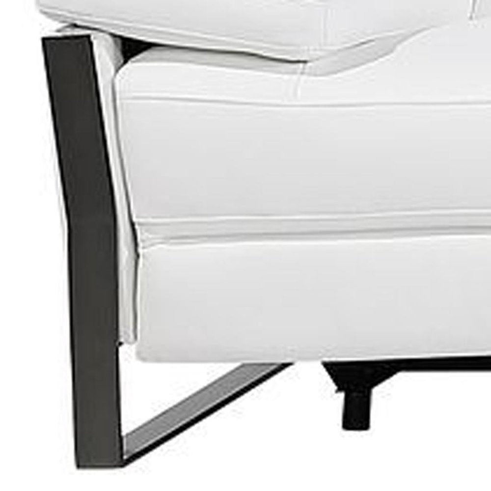 170" Dark Gray Italian Leather Reclining USB and Wireless Charger Sofa And Storage