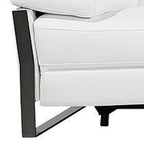 170" Dark Gray Italian Leather Reclining USB and Wireless Charger Sofa And Storage