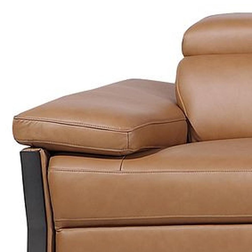 170" Dark Gray Italian Leather Reclining USB and Wireless Charger Sofa And Storage