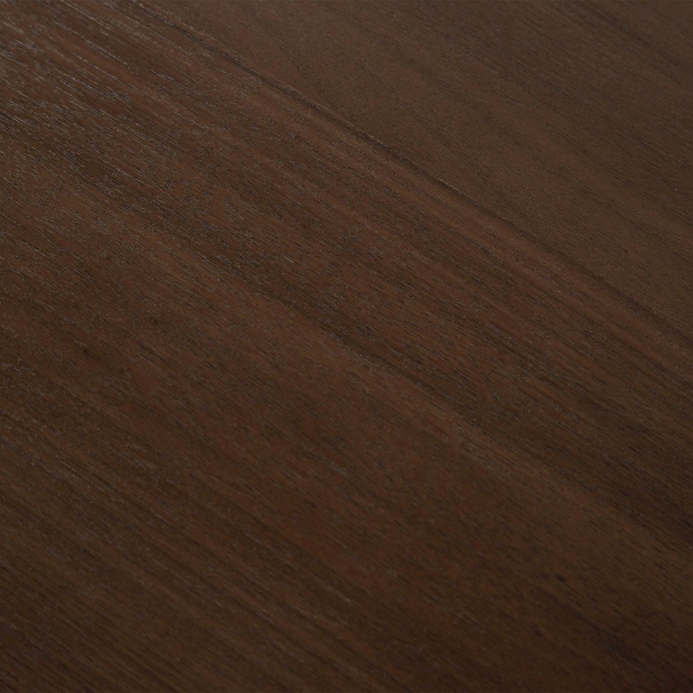 79" Walnut Wood Double Pedestal Base Oval Dining Table