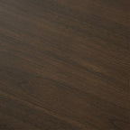 86" Walnut Wood Double Pedestal Base Oval Dining Table