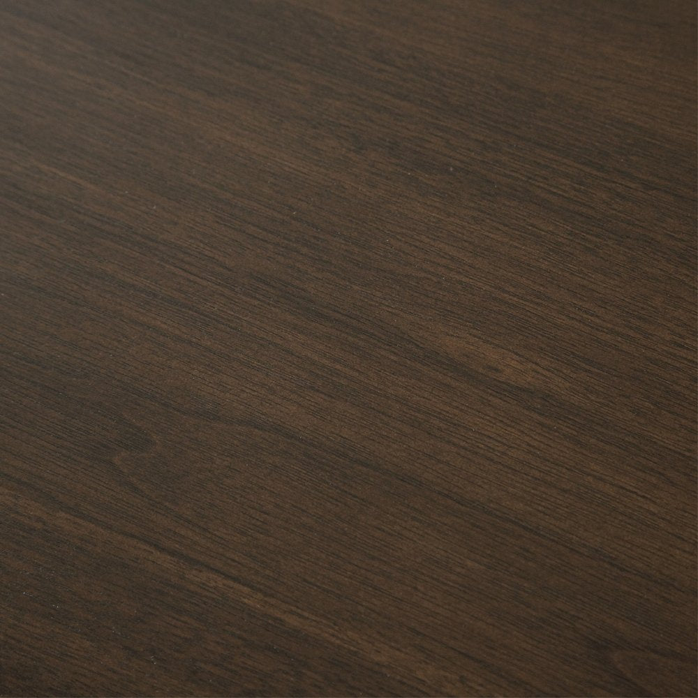86" Walnut Wood Double Pedestal Base Oval Dining Table