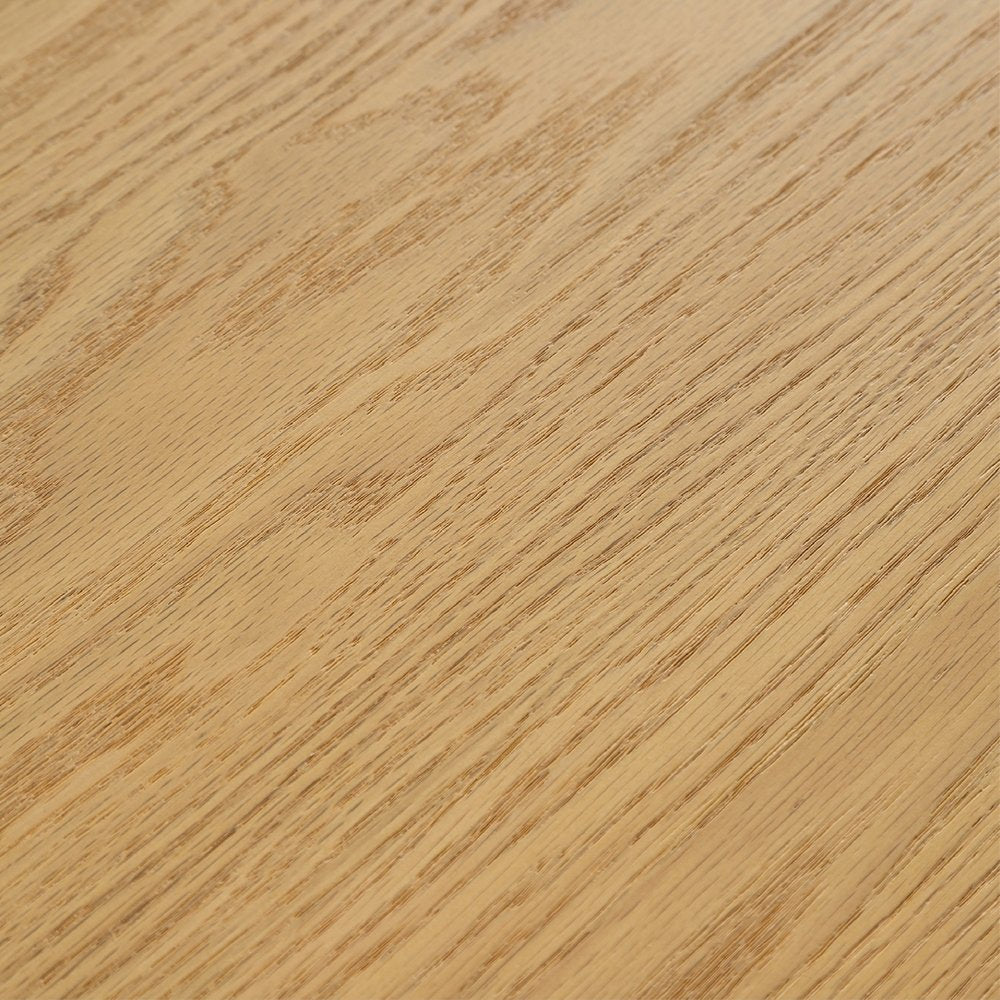 86" Natural Wood Double Pedestal Base Oval Dining Table