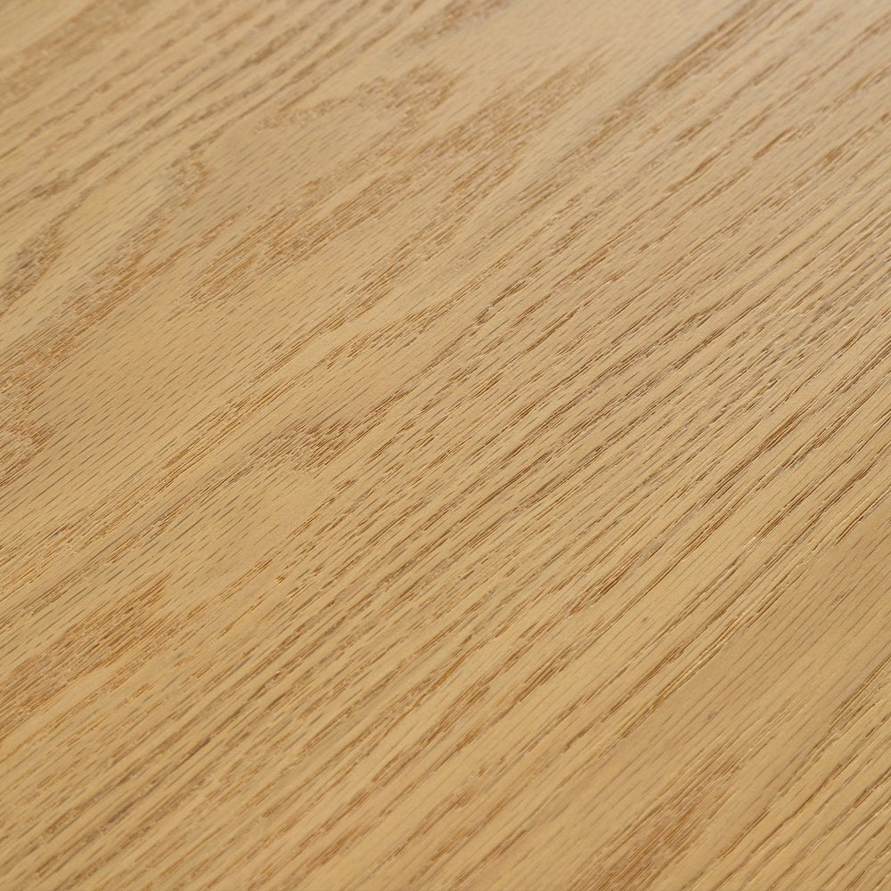 86" Natural Wood Double Pedestal Base Oval Dining Table
