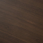 86" Black Wood Double Pedestal Base Oval Dining Table
