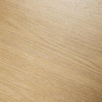 86" Natural Wood Double Pedestal Base Oval Dining Table