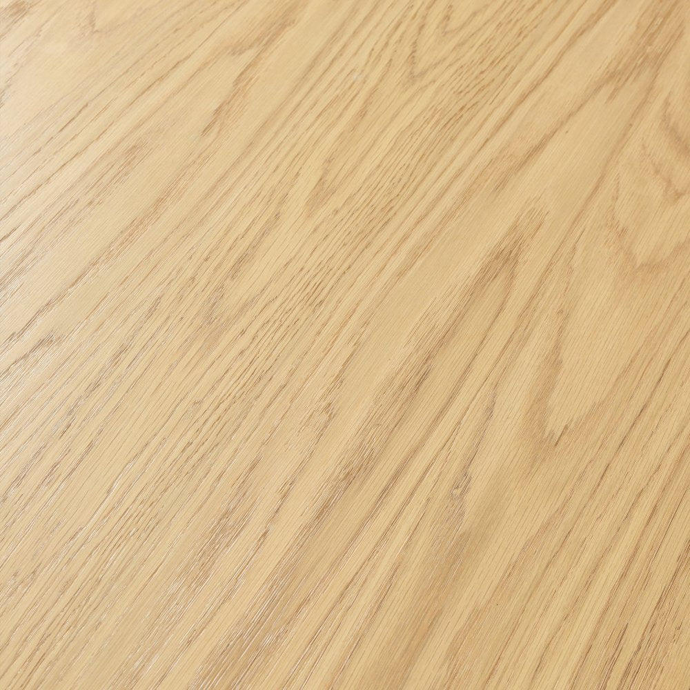 86" Natural Wood Double Pedestal Base Oval Dining Table