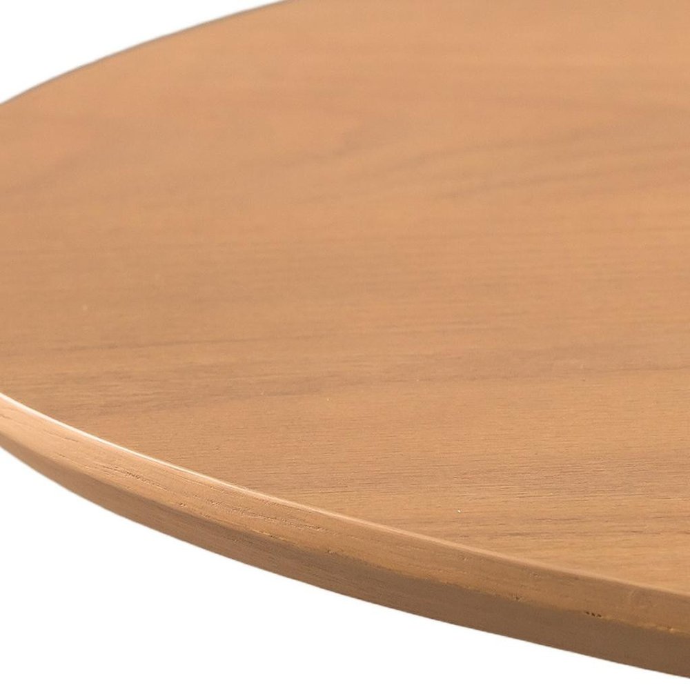 86" Natural Wood Double Pedestal Base Oval Dining Table